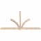 Ekena Millwork Redmond Smooth Timber Gable Bracket, Douglas Fir, 96"W x 64"H x 3 1/2"D x 3 1/2"F, 16/12 Pitch GBW096X64X0404RED00SDF - alternate 3